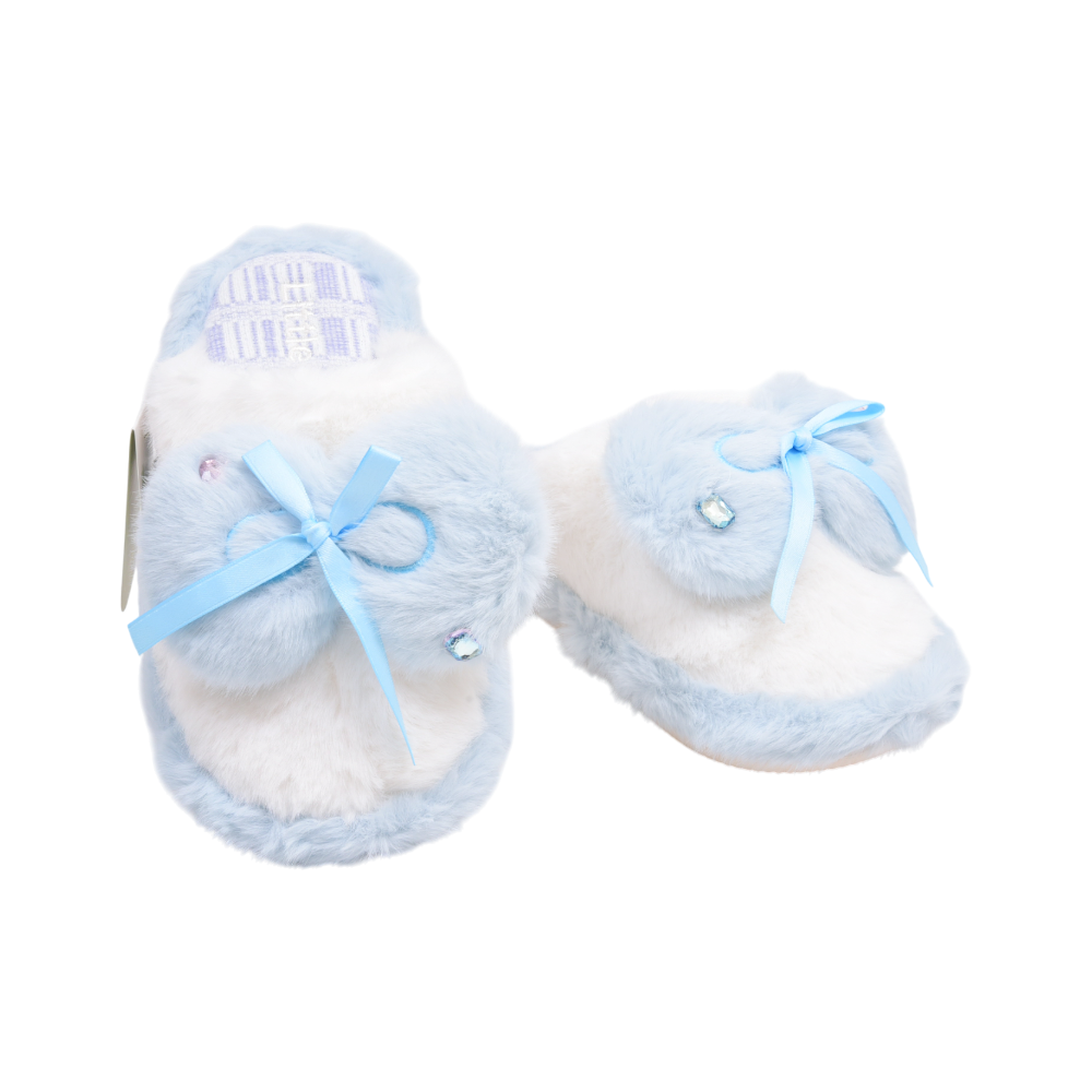 LADIES CARPET SLIPPER IR 36-37 SKYBLUE 25-6-1 36-41