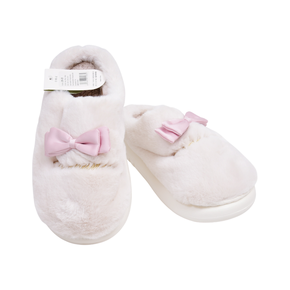 LADIES CARPET SLIPPER IR 40-41 OFF-WHITE 25-35 36-41