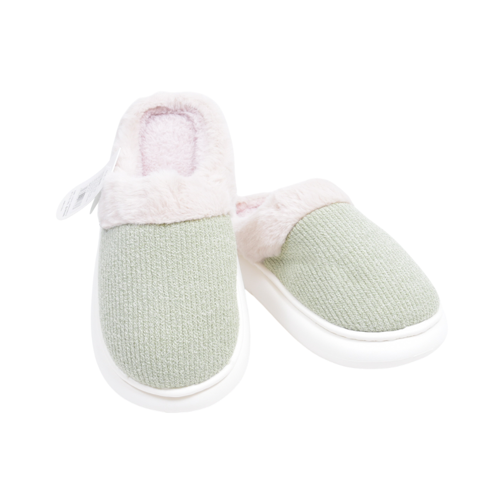 LADIES CARPET SLIPPER IR 40-41 GREEN 25-65 36-41