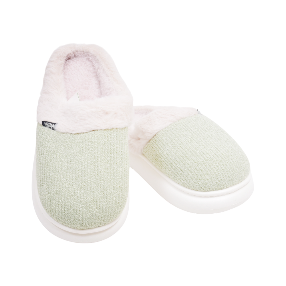 LADIES CARPET SLIPPER IR 38-39 GREEN 25-65 36-41