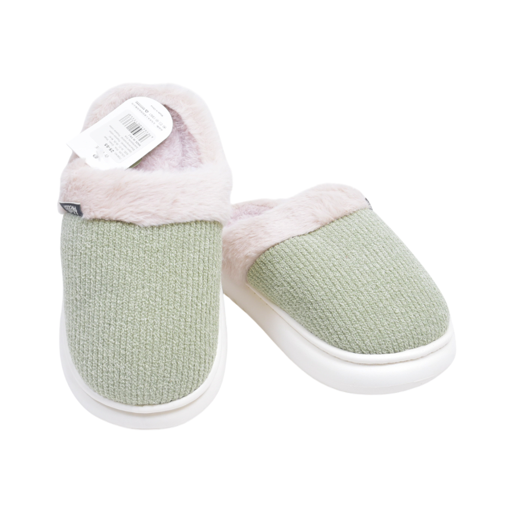 LADIES CARPET SLIPPER IR 36-37 GREEN 25-65 36-41