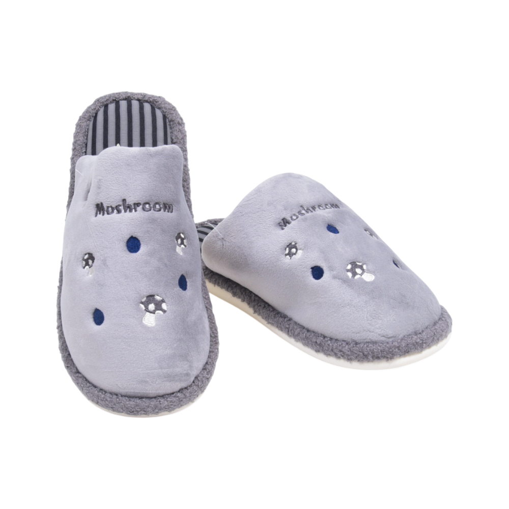 MENS CARPET SLIPPER IR 44-45 GREY 25-92 40-45