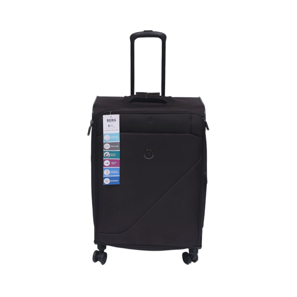BERG GERMAN TROLLEY CASE DESTINATION BLACK 24 INCH