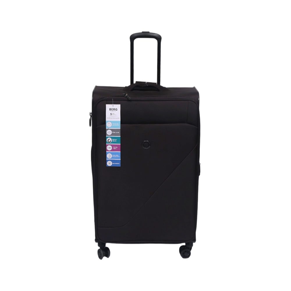 BERG GERMAN TROLLEY CASE DESTINATION BLACK 28 INCH