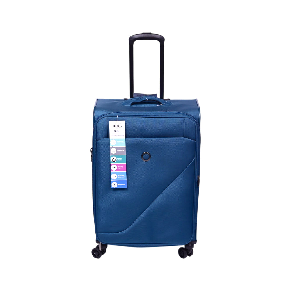 BERG GERMAN TROLLEY CASE DESTINATION BLUE 24 INCH