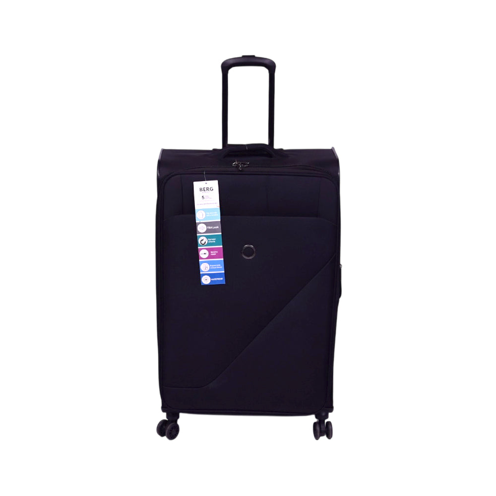BERG GERMAN TROLLEY CASE DESTINATION BROWN 28 INCH