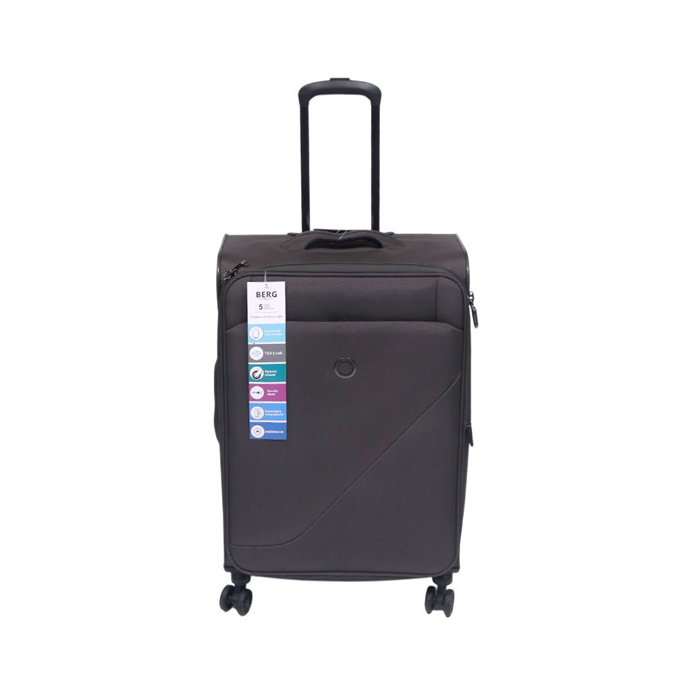 BERG GERMAN TROLLEY CASE DESTINATION GREY 24 INCH