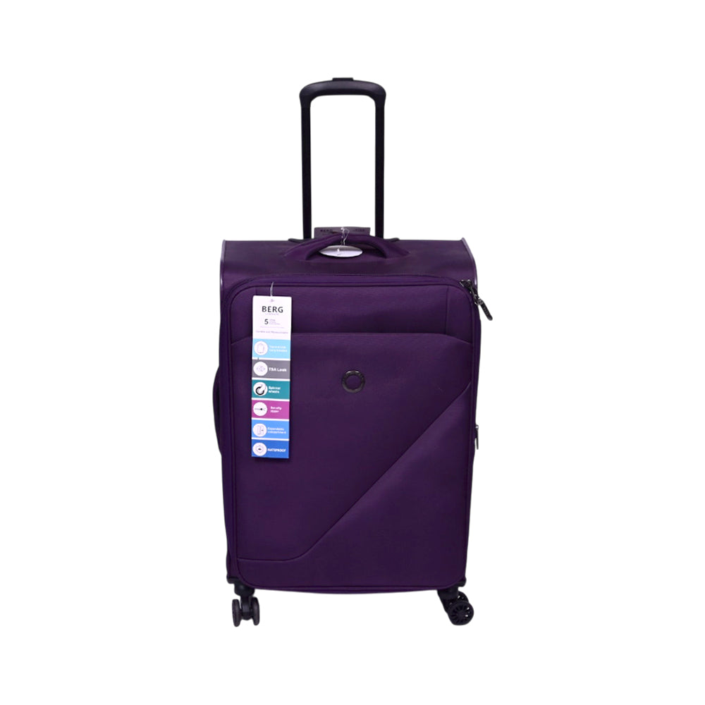 BERG GERMAN TROLLEY CASE DESTINATION PURPLE 24 INCH