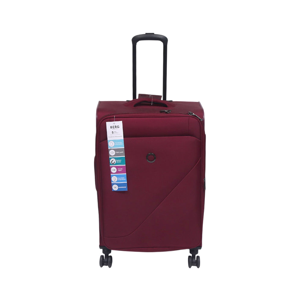 BERG GERMAN TROLLEY CASE DESTINATION RED 24 INCH