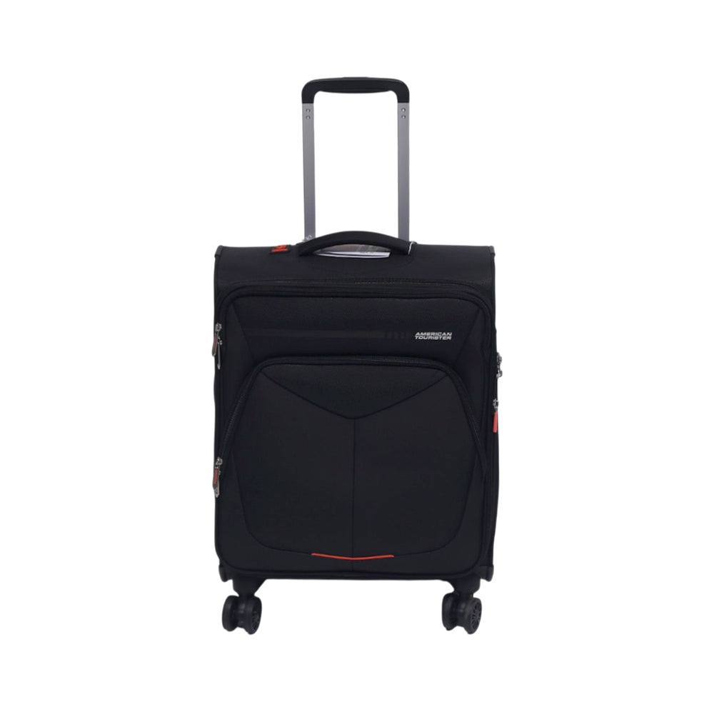 AMERICAN TOURISTER TROLLEY CASE SUMMER FUNK BLACK 20 INCH