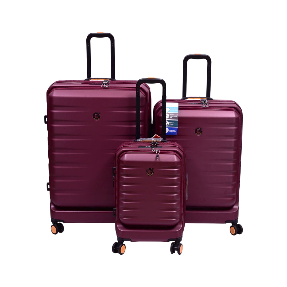 GOBY TROLLEY CASE 3PC SET IR 2413