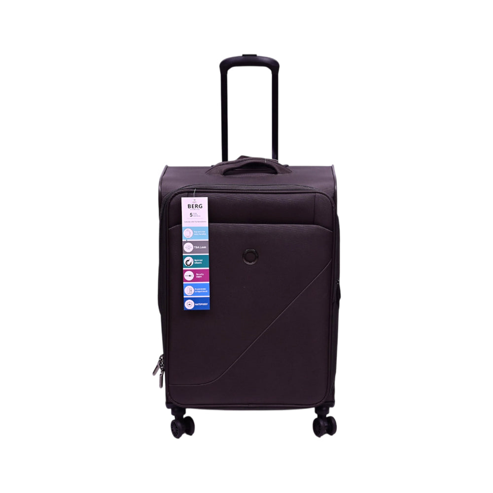 BERG GERMAN TROLLEY CASE DESTINATION GREY BLUE 24 INCH