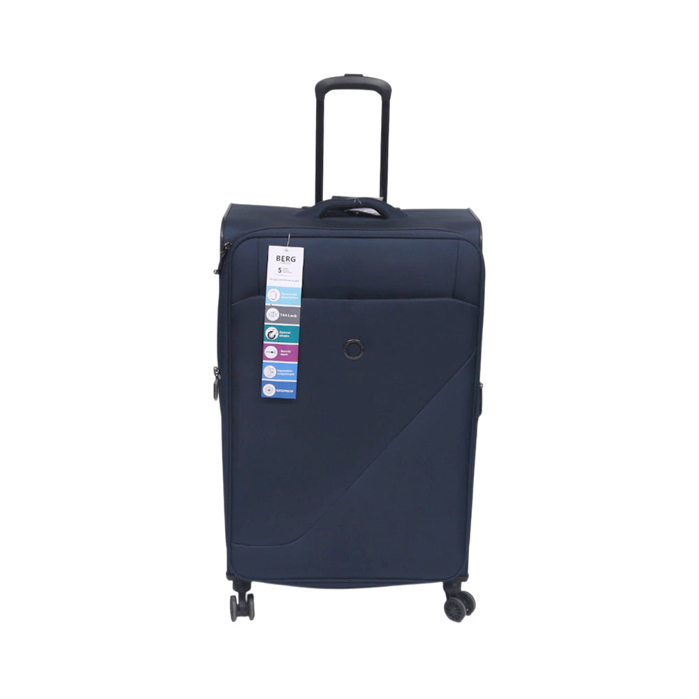 BERG GERMAN TROLLEY CASE DESTINATION GREY BLUE 28 INCH
