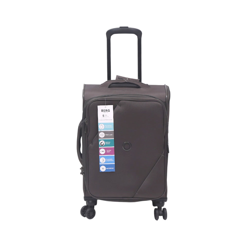 BERG GERMAN TROLLEY CASE MARINGA GREY  20 INCH