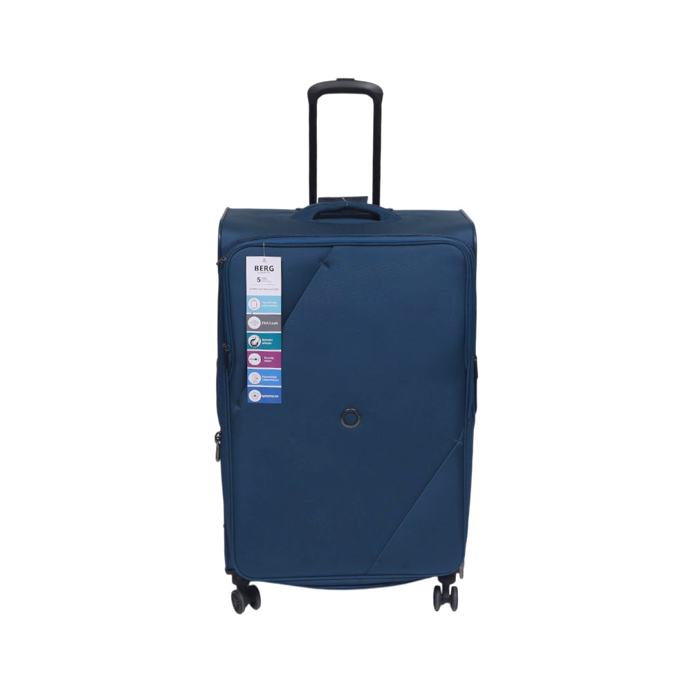 BERG GERMAN TROLLEY CASE MARINGA GREY BLUE 28 INCH
