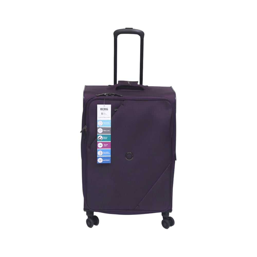 BERG GERMAN TROLLEY CASE MARINGA PURPLE 24 INCH