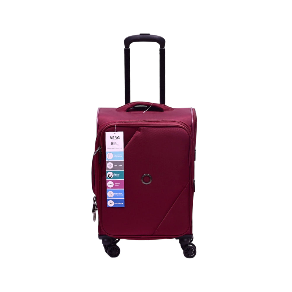 BERG GERMAN TROLLEY CASE MARINGA RED 20 INCH