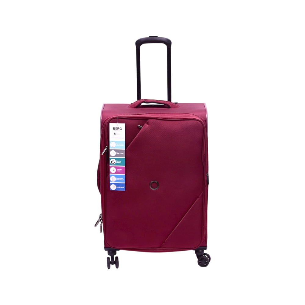 BERG GERMAN TROLLEY CASE MARINGA RED 24 INCH