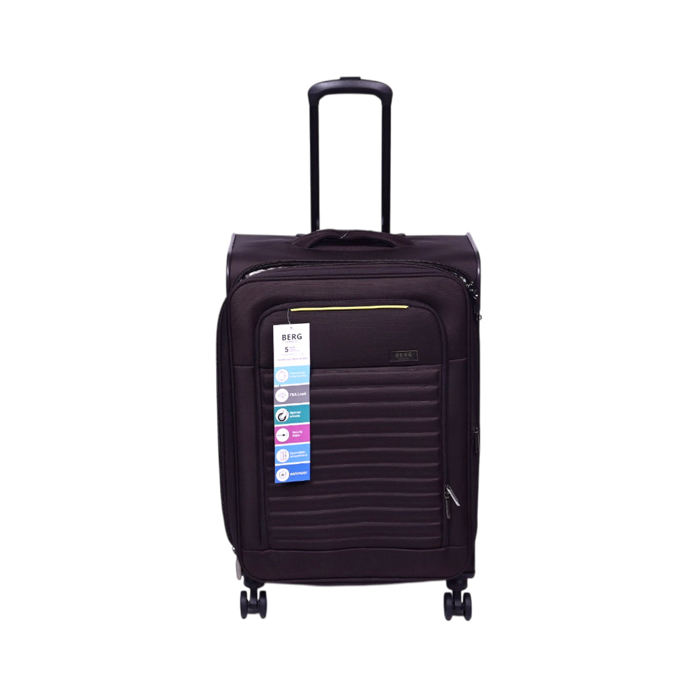 BERG GERMAN TROLLEY CASE NG BROWN 24 INCH