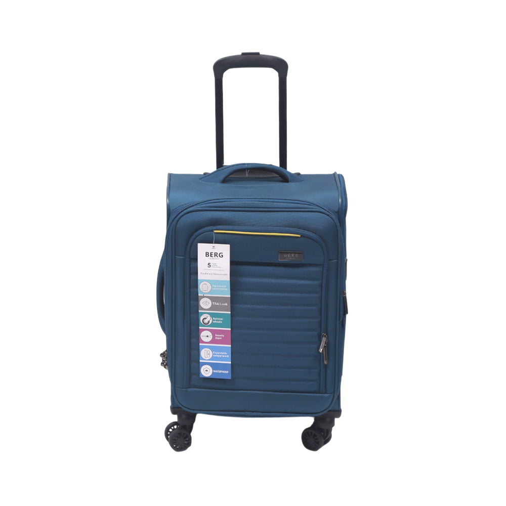 BERG GERMAN TROLLEY CASE NG GREY BLUE 20 INCH