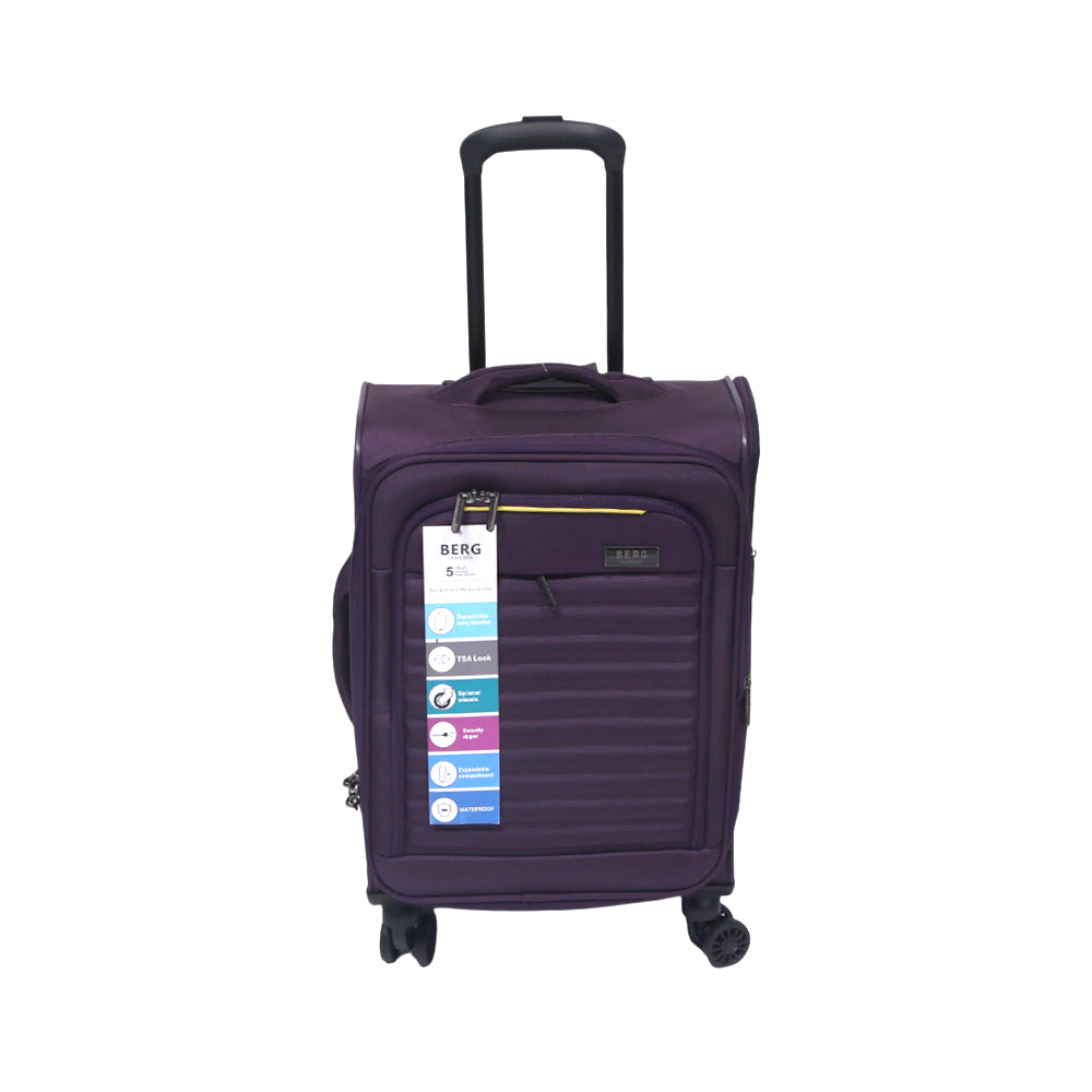 BERG GERMAN TROLLEY CASE NG PURPLE 20 INCH