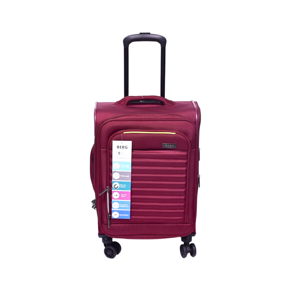 BERG GERMAN TROLLEY CASE NG RED 20 INCH