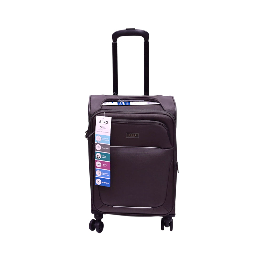 BERG GERMAN TROLLEY CASE SALMON GREY 20 INCH