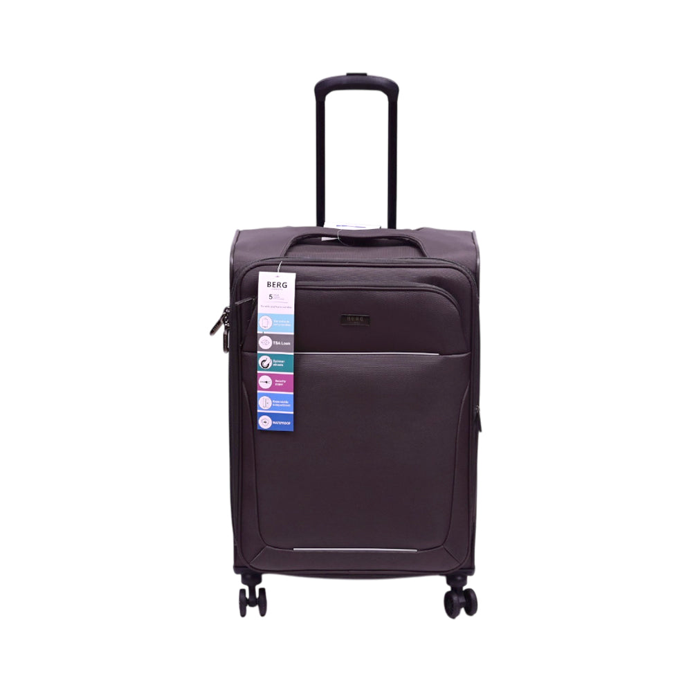 BERG GERMAN TROLLEY CASE SALMON GREY 24 INCH