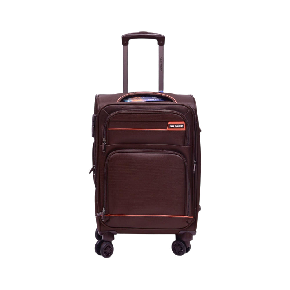 POLO FASHION TROLLEY CASE  COFFEE 20 INCH