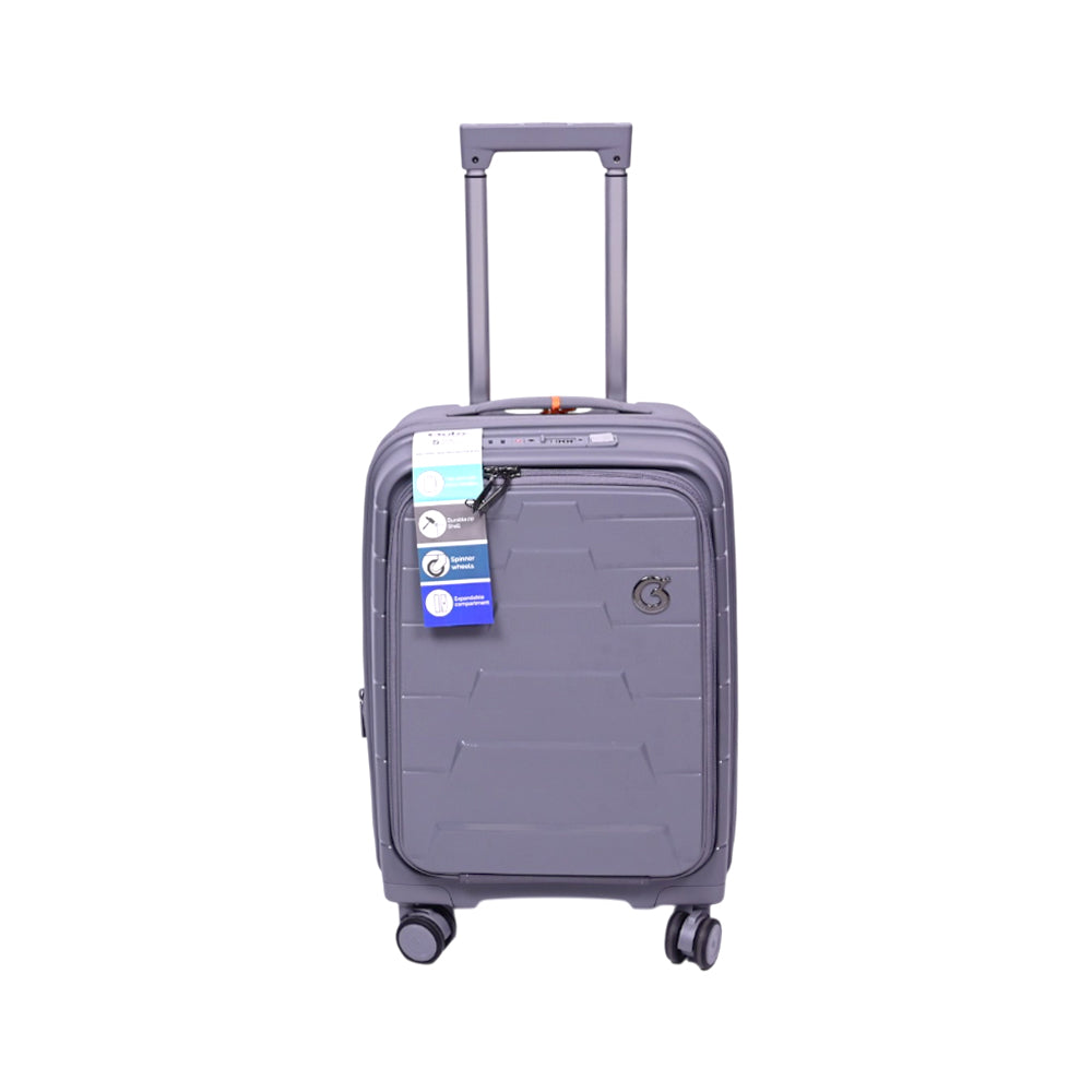 GOBY LONDON TROLLY CASE EUAN GREY 20 INCH