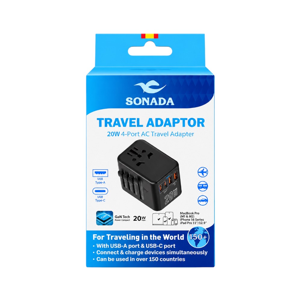 SONADA UNIVERSAL TRAVEL ADAPTOR BT99515