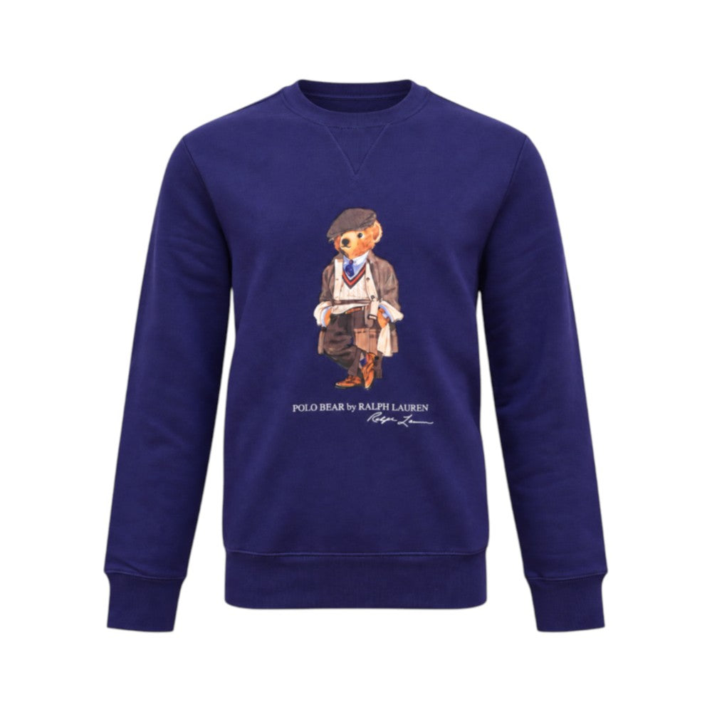 RL MEN L/S BEAR SWEAT SHIRT 305001 BLU (IR)