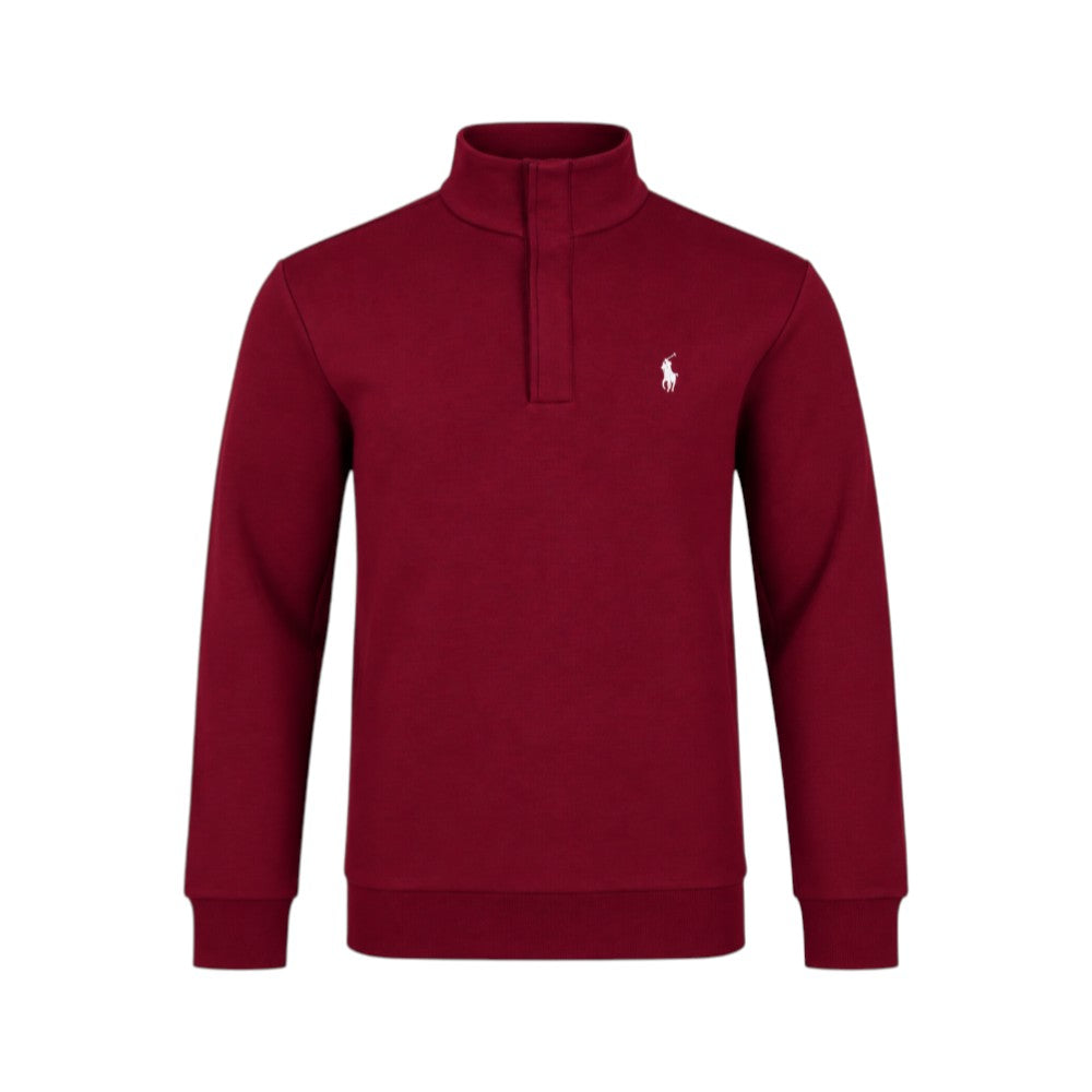 RL MEN L/S MOCK NECK PULLOVER UPPER 185017 MRN (IRW)