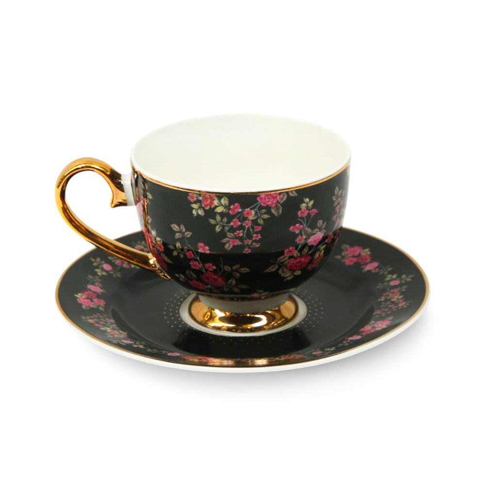 CUP & SAUCER SET 6PC MORE & MORE DS24C107