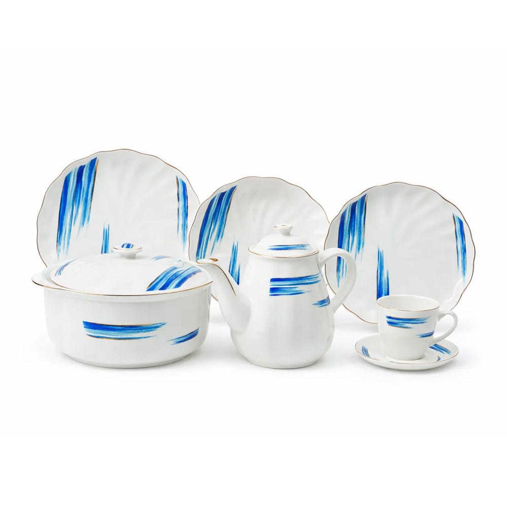 DINNER SET 65PC ELEGANT STYLE HJETC04 ET