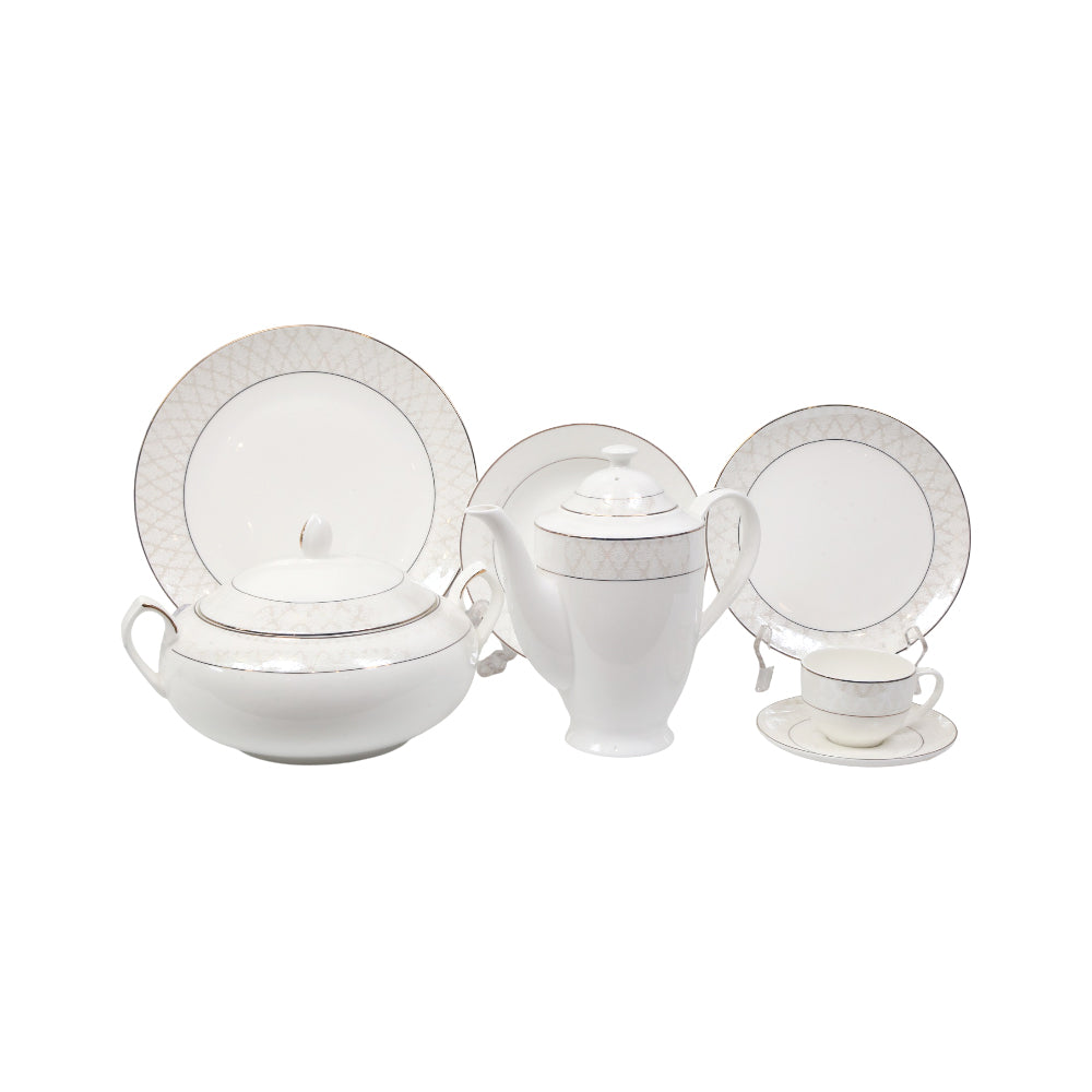 DINNER SET 93PC BONE CHINA AZDS045 ET