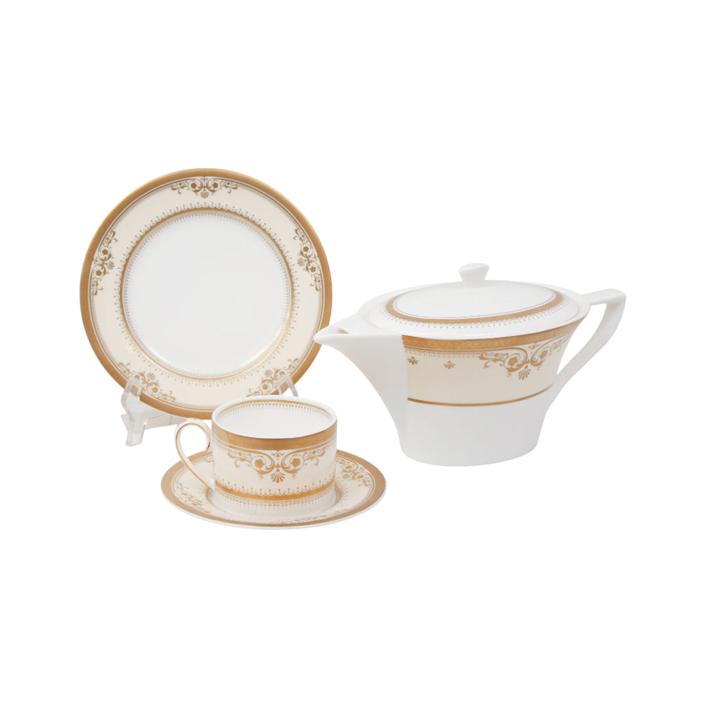 TEA SET 24PC HANKOOK FINE BONE CHINA KOREA F