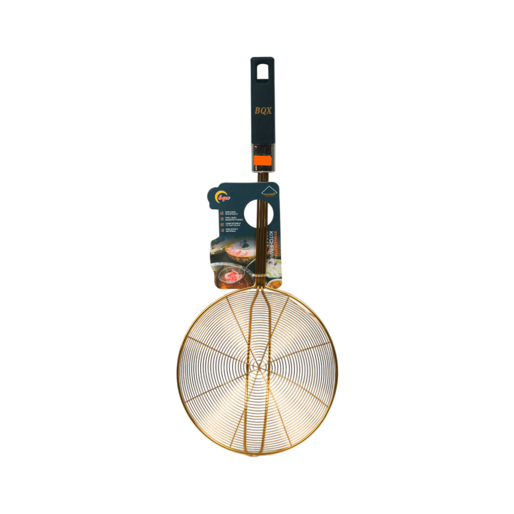 FRY STRAINER ROUND 18 CM GOLDEN LY34087 ZIK