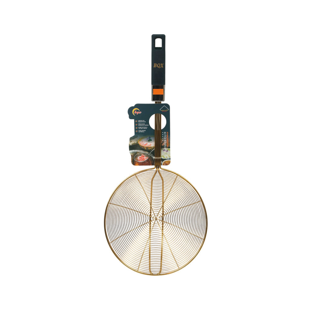 FRY STRAINER ROUND 20 CM GOLDEN LY34088 ZIK
