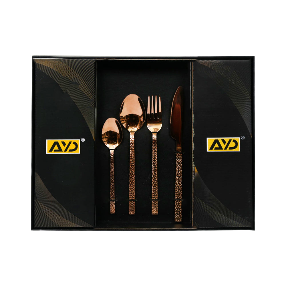 CUTLERY SET 24PC AYD 16919-4 COPPER ST