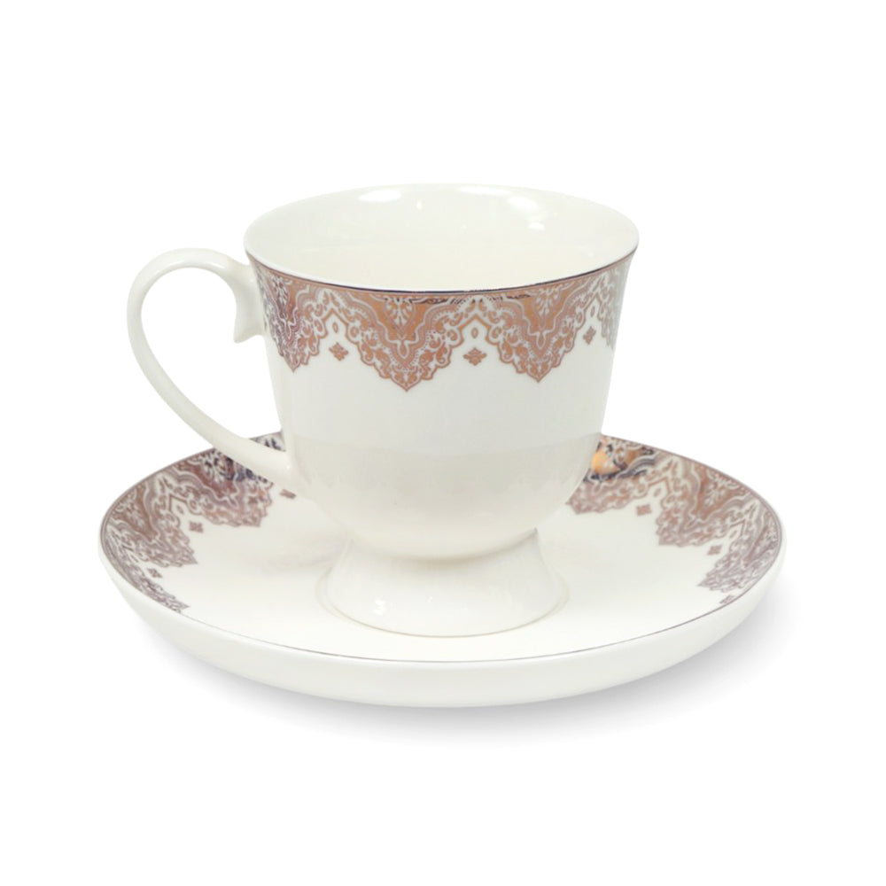 CUP & SAUCER BONE CHINA HS001 TMC (PACK OF 6)