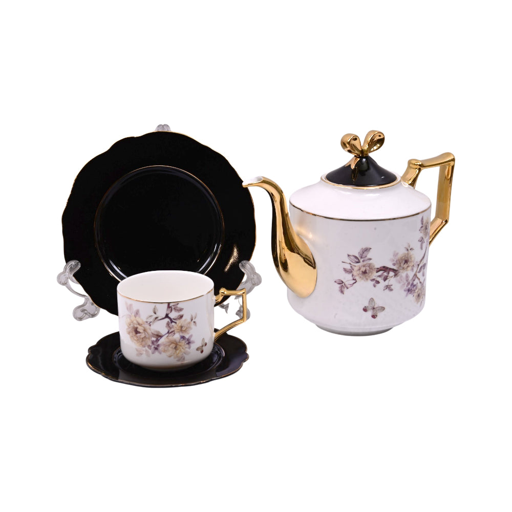 TEA SET 24PC BONE CHINA ZG-A9334-3 AAK