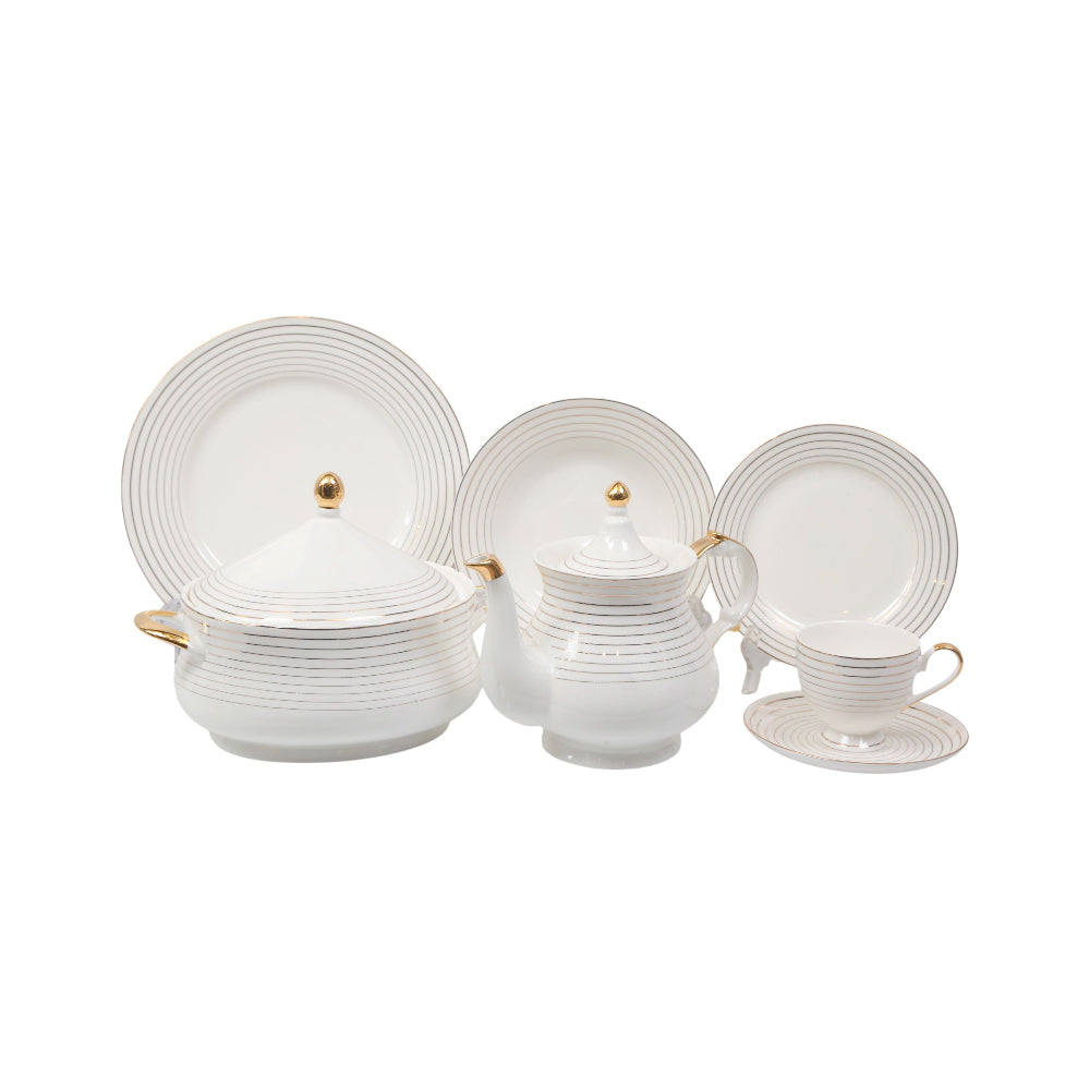 DINNER SET 61PC BONE CHINA GGK1-HY TMC