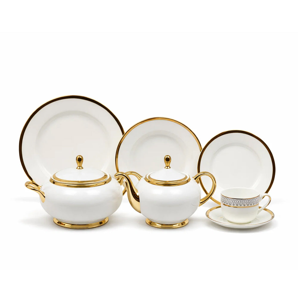 DINNER SET 61PC BONE CHINA J1-8 TMC