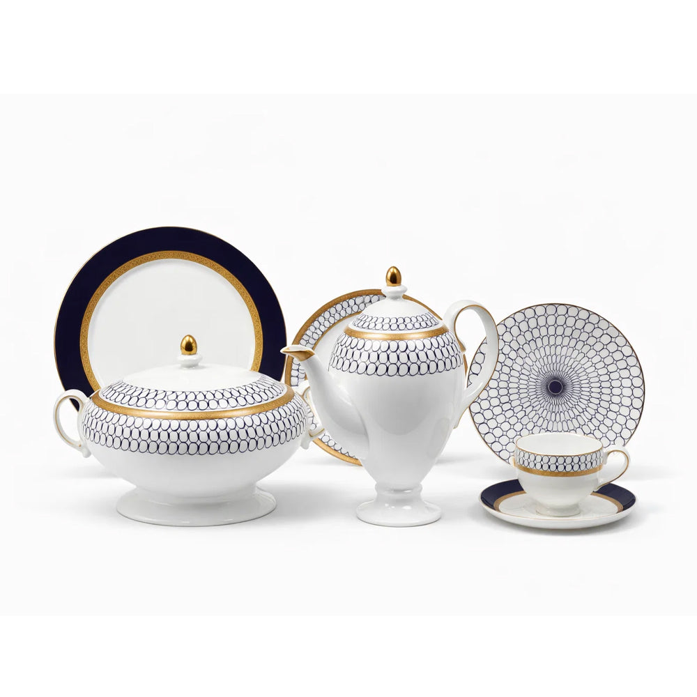 DINNER SET 61PC BONE CHINA JB8 TMC