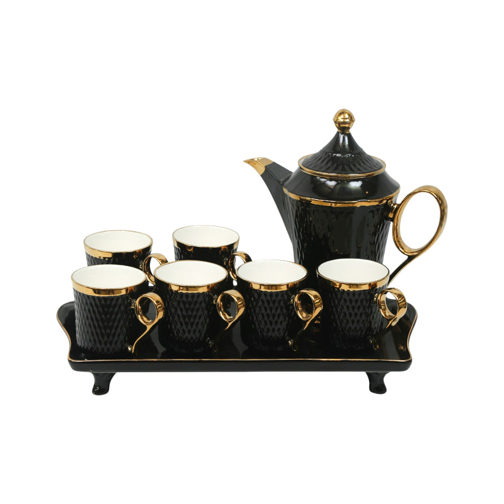 COFFEE SET 9PC CERAMIC BY858-3 HFE