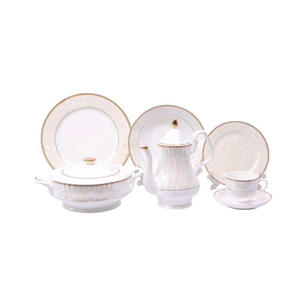 DINNER SET 61PC BONE CHINA EN337 KC