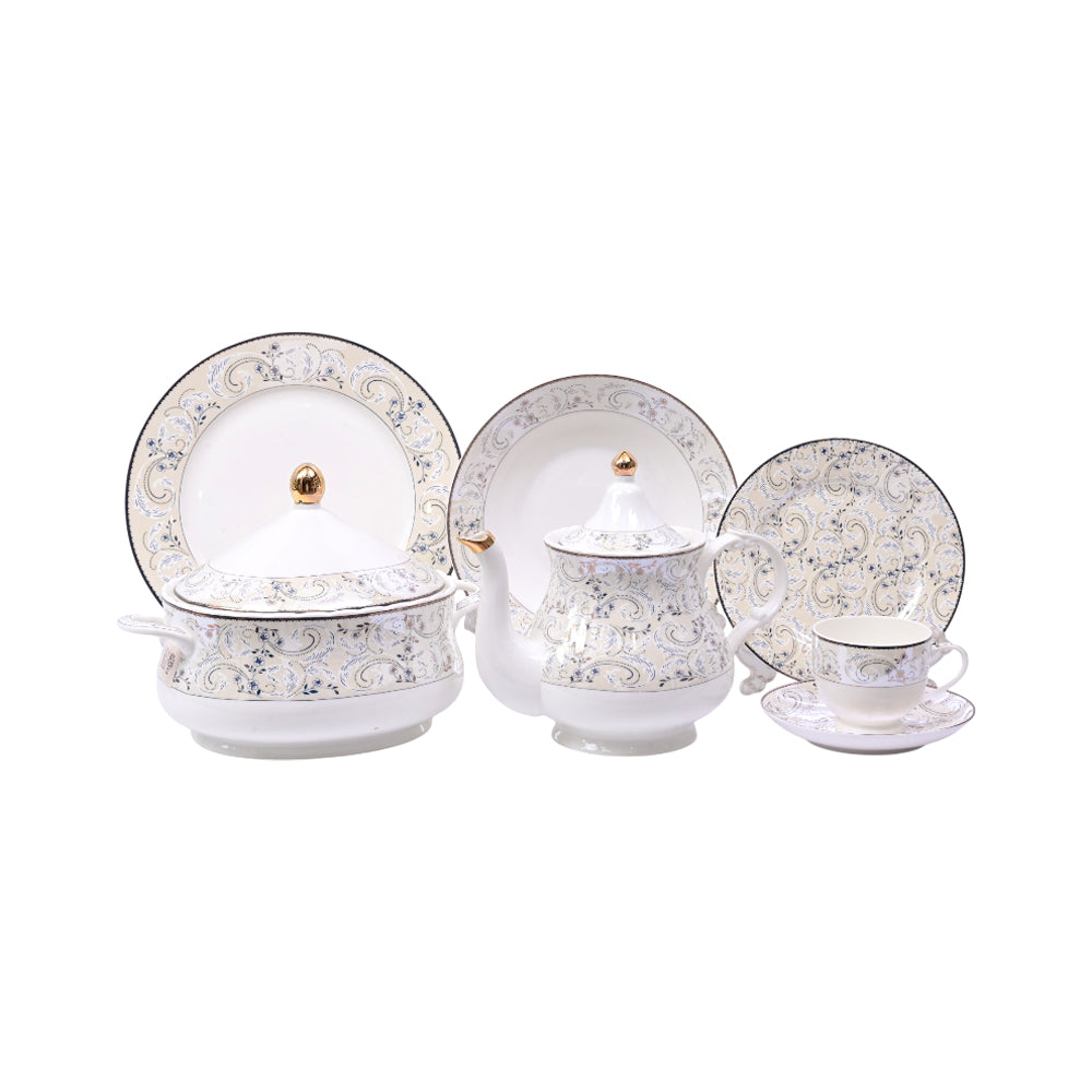 DINNER SET 61PC BONE CHINA GW312 KC