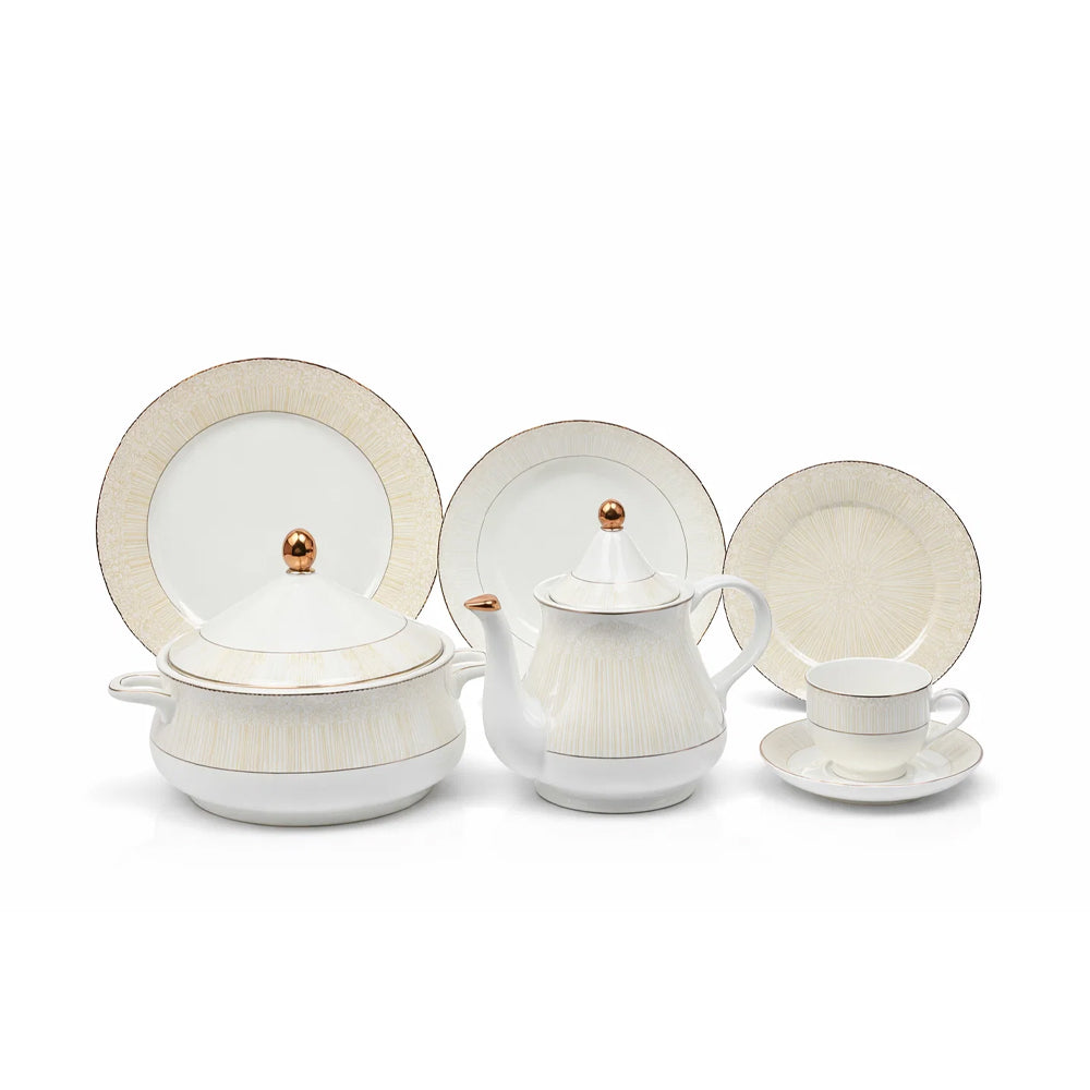 DINNER SET 61PC BONE CHINA GW318 KC