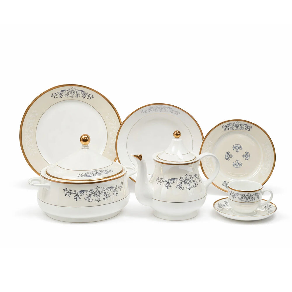 DINNER SET 61PC BONE CHINA GW311 KC